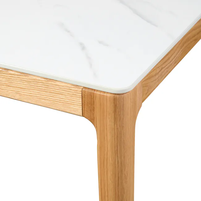Adelyn Dining Table 1.4m - Oak (Sintered Stone) - 26