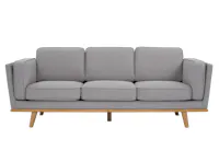 Carter 3 Seater Sofa - Natural, Light Grey (Fabric)