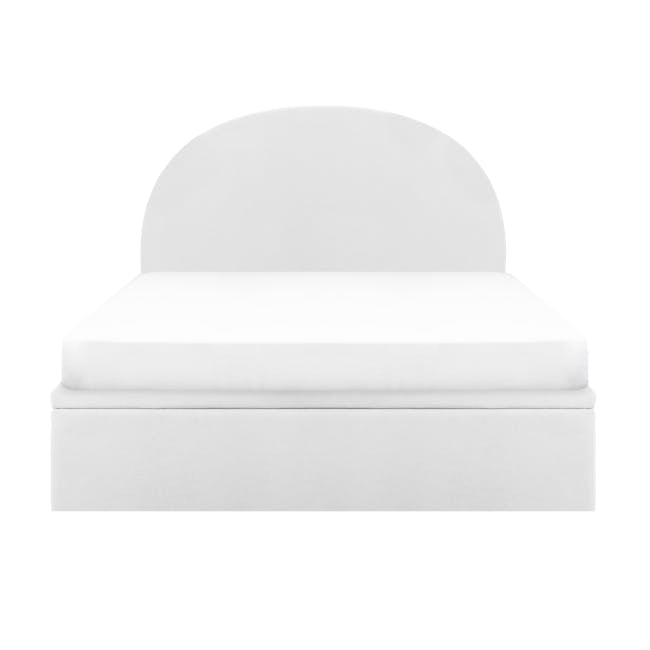 Aspen Queen Storage Bed - Cloud White - 0