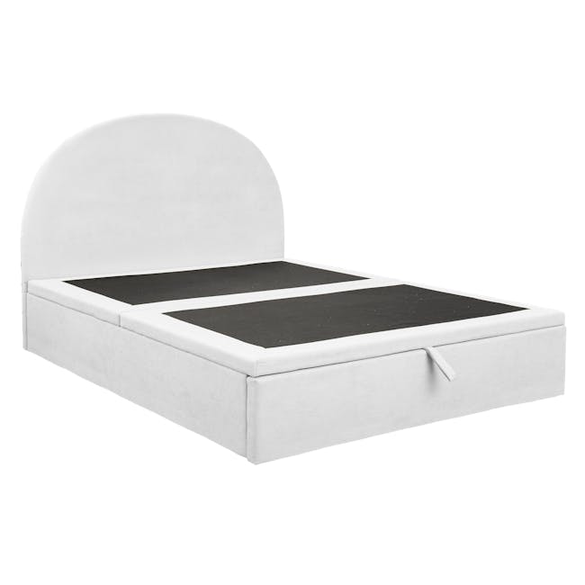Aspen Queen Storage Bed - Cloud White - 6