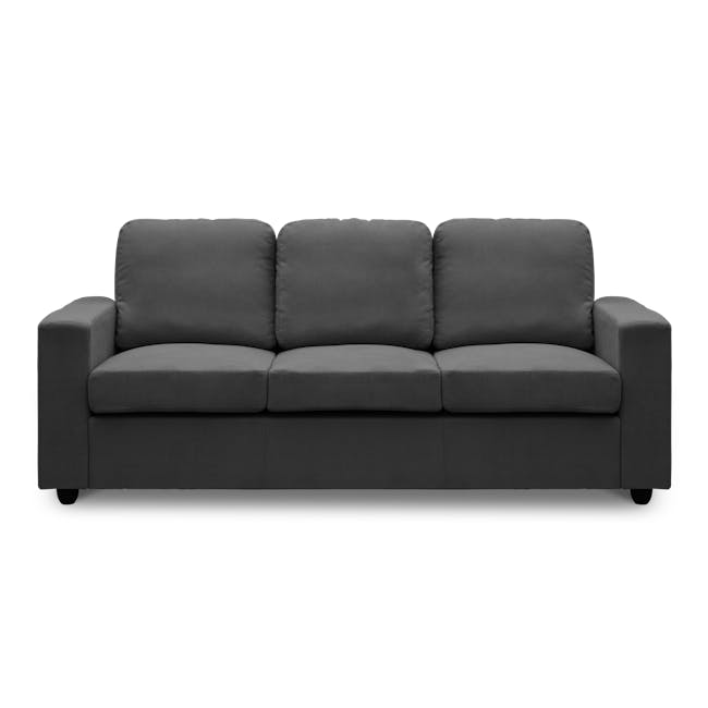 Hank 3 Seater Sofa - Anthracite - 0