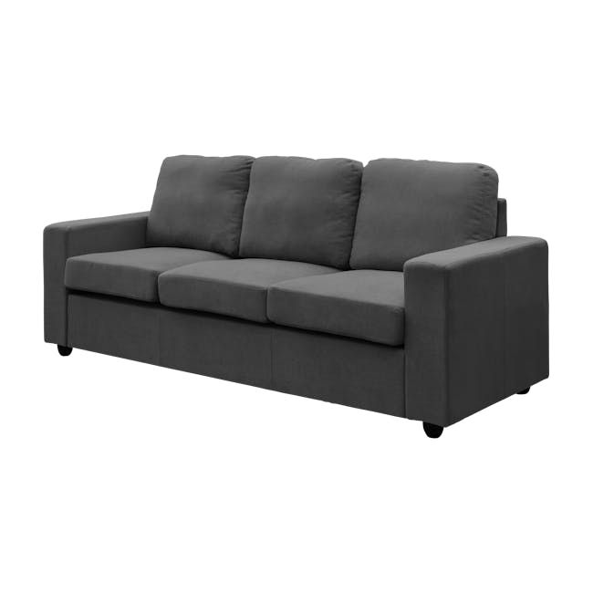 Hank 3 Seater Sofa - Anthracite - 1