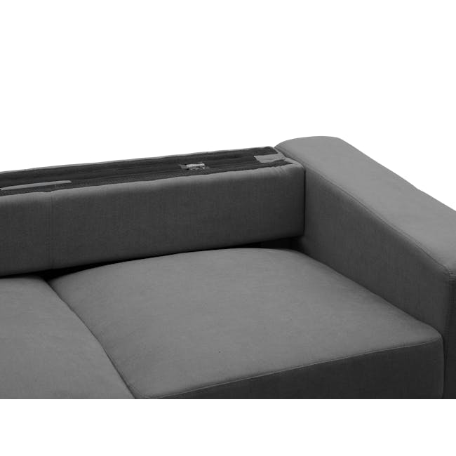 Hank 3 Seater Sofa - Anthracite - 6