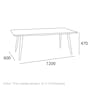 (As-is) Carsyn Rectangular Coffee Table - Taupe Grey - 6