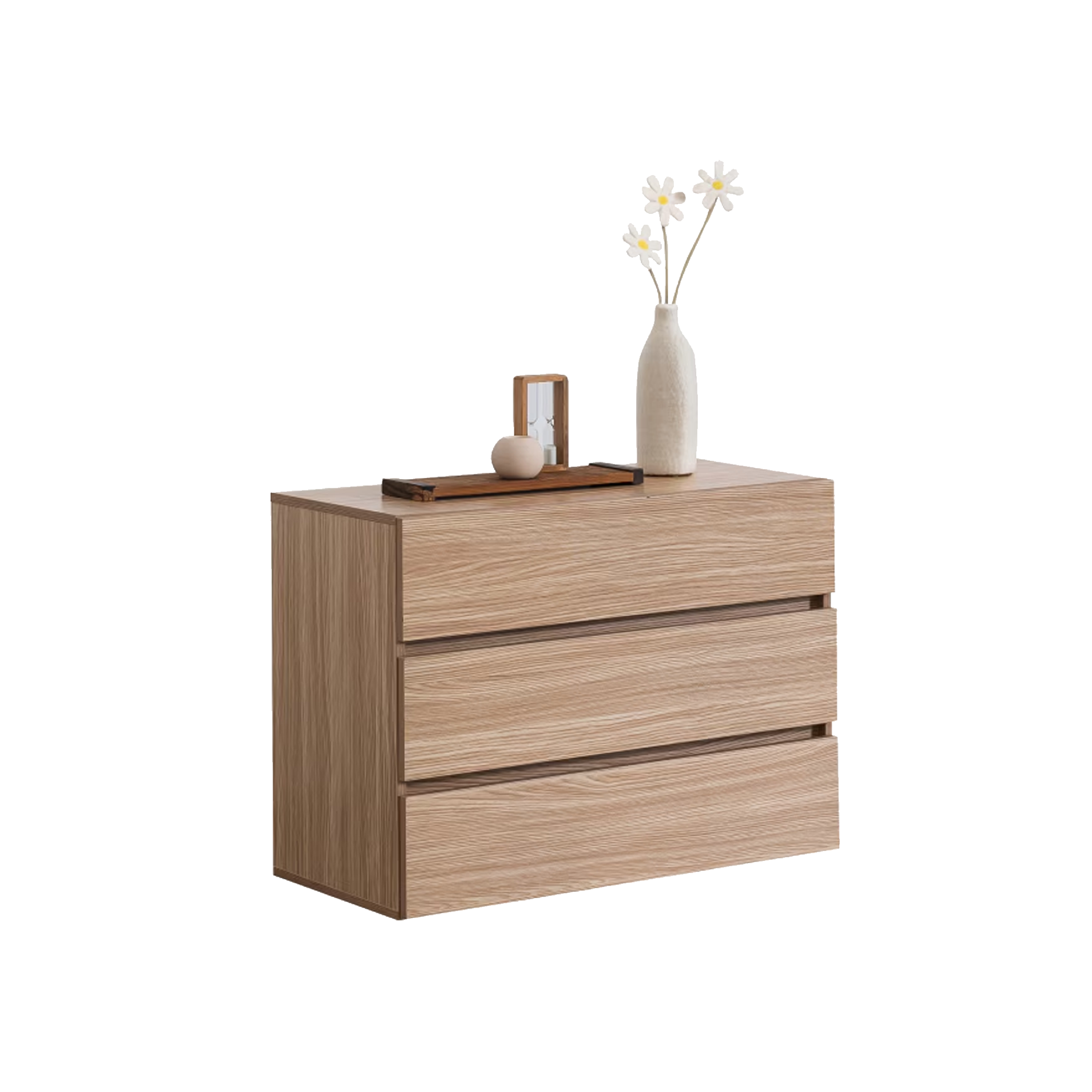 Rudy 3 Drawer Chest 0.8m - Oak