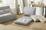 Jesse Floor Sofa Bed - Siberian Grey - 1