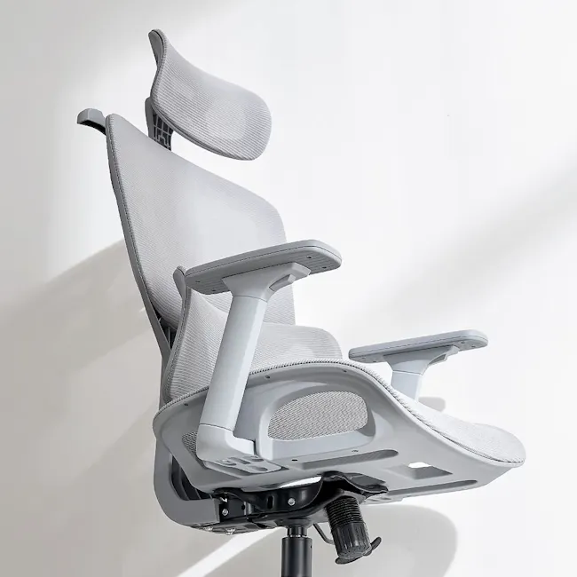 Aero High Back Office Chair - Grey - 3