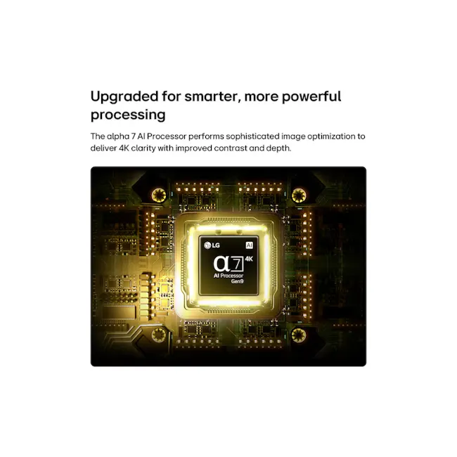 LG 43 Inch NANO 4K UHD AI NU80 Smart TV 2026 *Online Exclusive* - 4