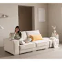 Dawn 3 Seater Chaise Sofa with Ottoman (Pet Friendly) - 7