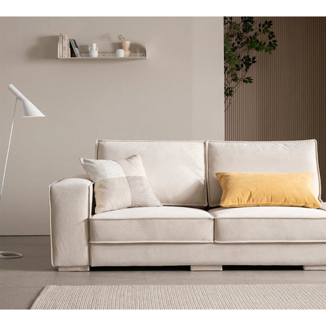 Dawn 3 Seater Chaise Sofa with Ottoman (Pet Friendly) - 28