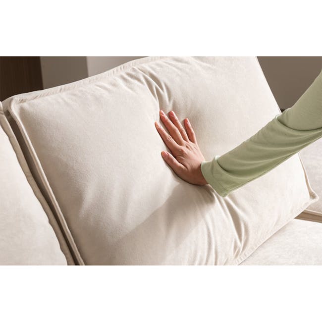 Dawn 3 Seater Chaise Sofa with Ottoman (Pet Friendly) - 17