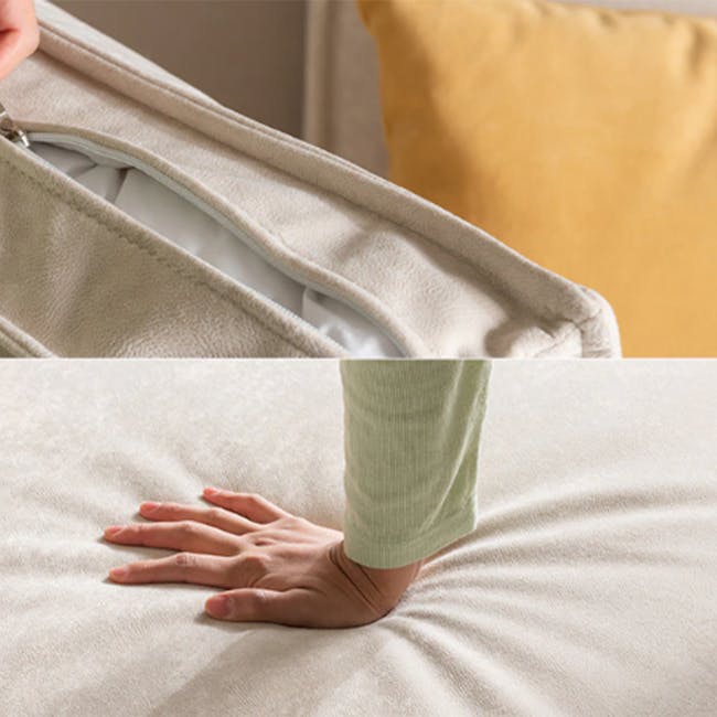 Dawn 3 Seater Chaise Sofa with Ottoman (Pet Friendly) - 10