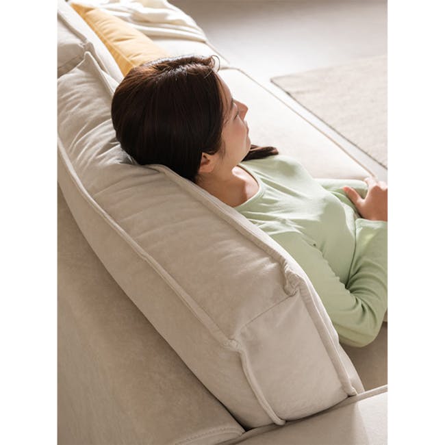 Dawn 3 Seater Chaise Sofa with Ottoman (Pet Friendly) - 13