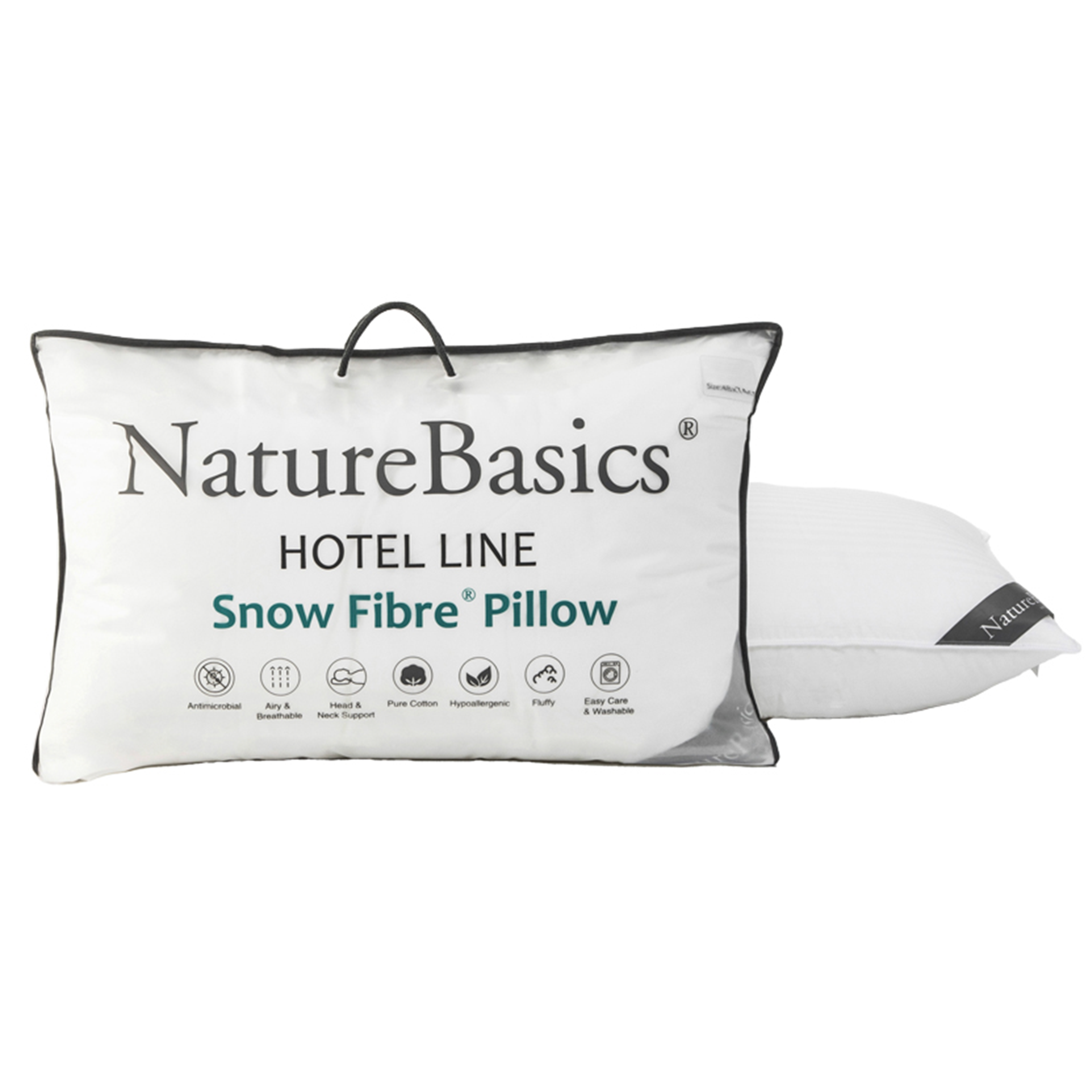 Nature Basics Hotel Line Snow Fibre Pillow (4 Firmness)
