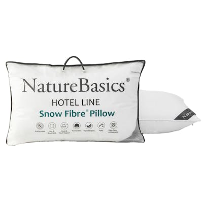 Nature Basics Hotel Line Snow Fibre Pillow (4 Firmness) - Image 1
