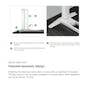 K3 PRO X Adjustable Table - White frame, Black MFC (2 Sizes) - 6