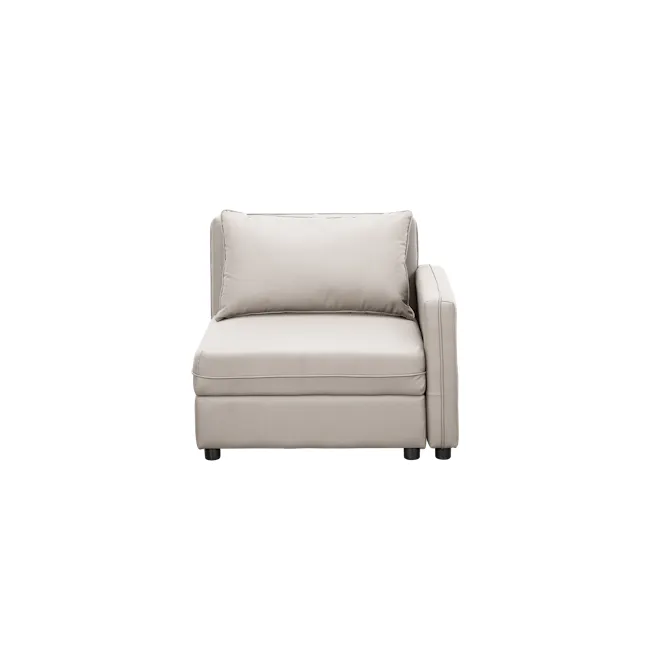 Cameron 4 Seater Storage Sofa - Grey (Pet Friendly) - 7 - Cream-colored, modern, minimalist, comfortable, plush, soft, cozy