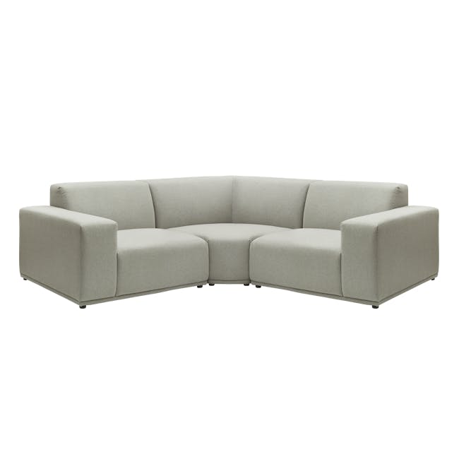 Milan 4 Seater Sofa - Slate (Fabric) - 19