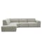 Milan 4 Seater Sofa - Slate (Fabric) - 21