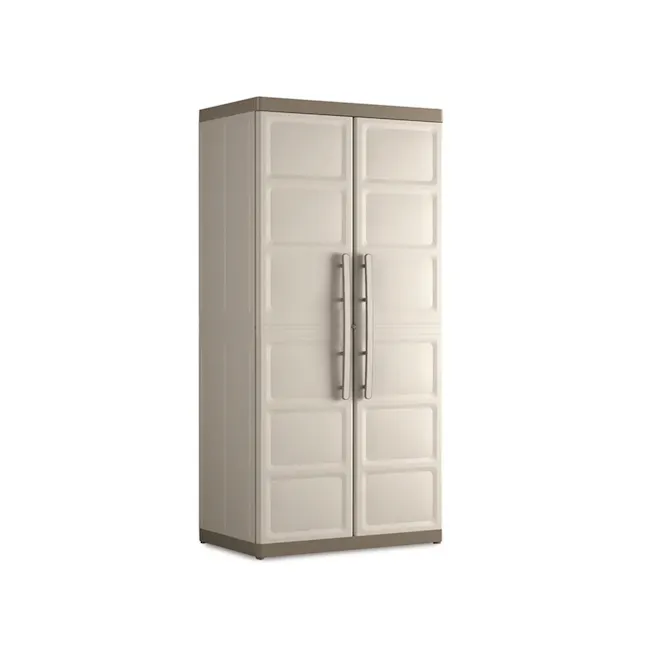 Excellence XL Utility Cabinet - 1 - Sleek, modern design with minimalist handles, Double doors with recessed panel design