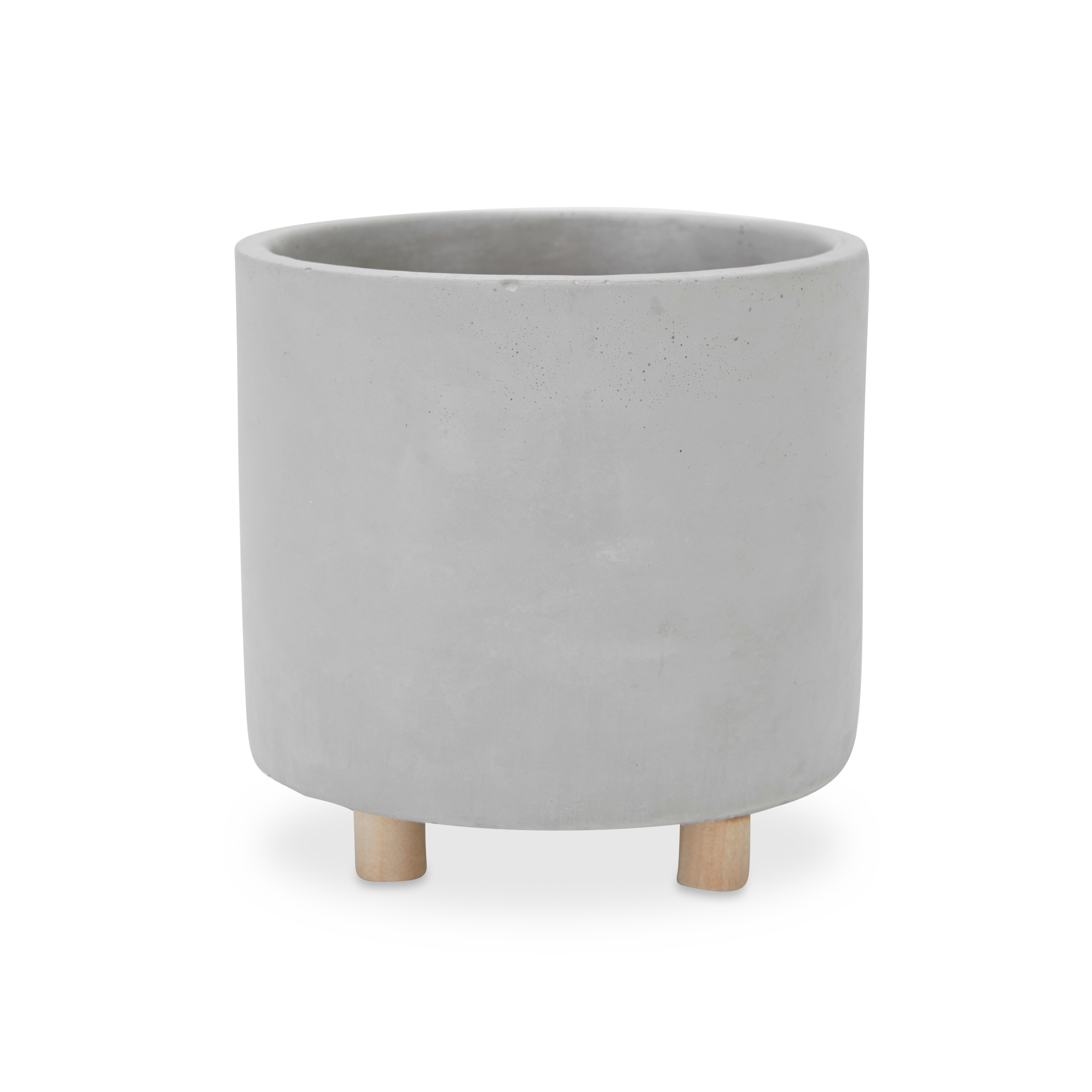 Mona Round Concrete Planter with Legs - Large