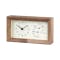 FRAME Table Clock - Brown - 0