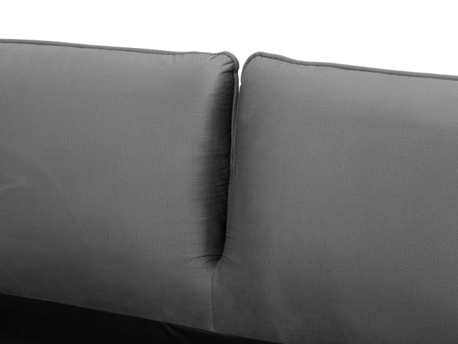 Leon Queen Bed - Dark Grey (Spill Resistant) - 6