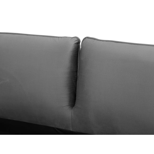 Leon Queen Bed - Dark Grey (Spill Resistant) - 6