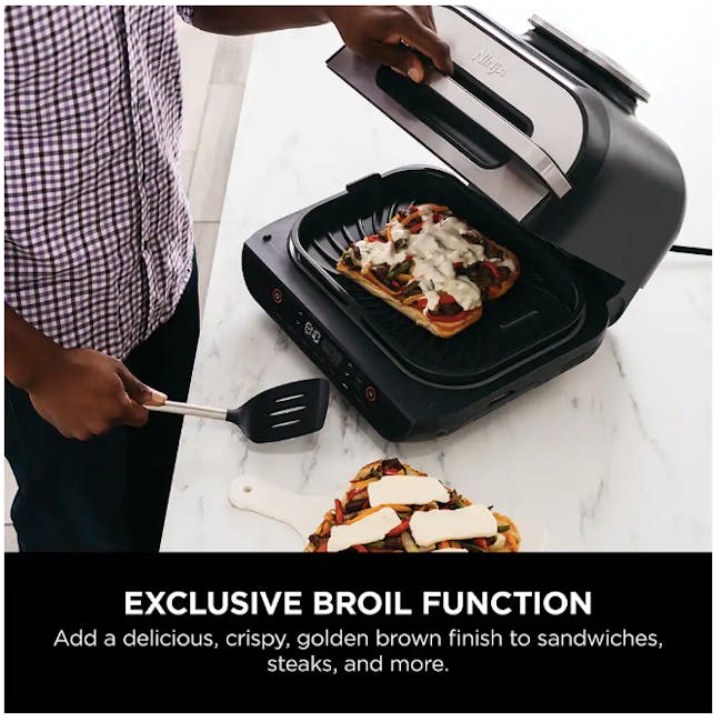 Ninja Foodi Smart XL Grill & Air Fryer - 6 - Grill, broil, cooking, panini, sandwich, grilling, griddle, grilling pan