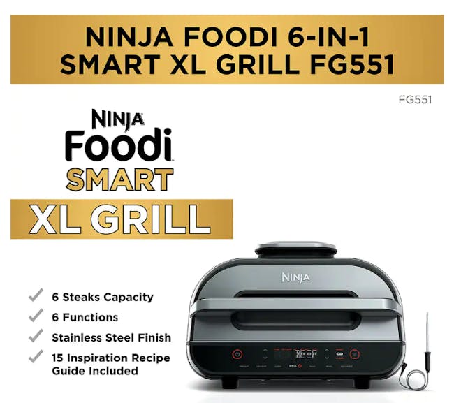 Ninja Foodi Smart XL Grill & Air Fryer - 6