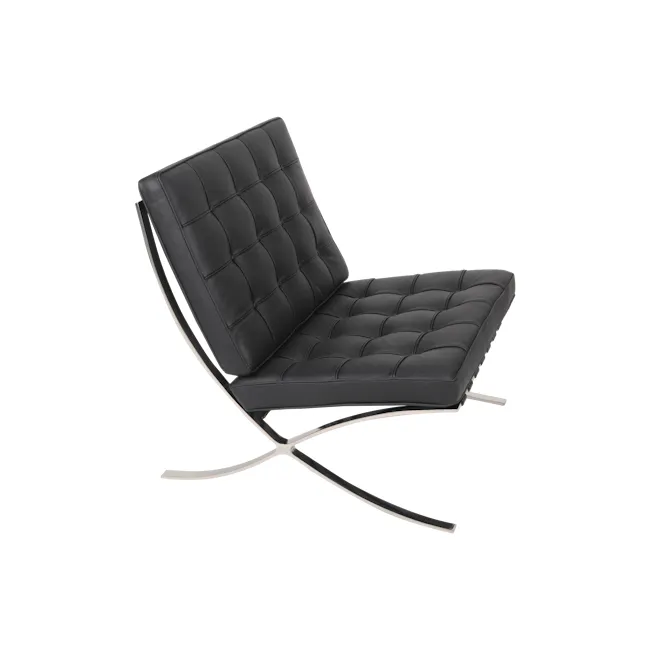 Benton Chair - Black (Genuine Cowhide) - 24