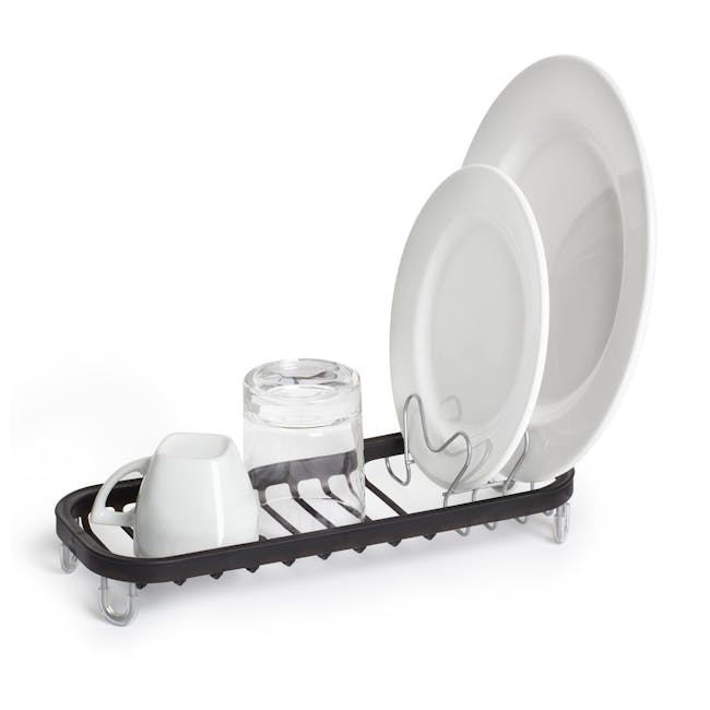 Sinkin Mini Dish Rack - Black, Nickel - 1