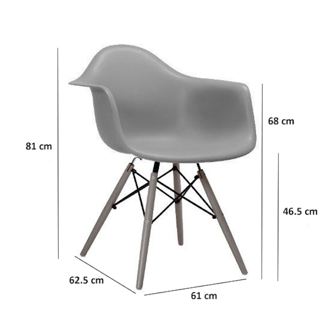 Jonah Extendable Table 1.4m-1.8m in White with 4 Lars Chairs in Natural, Black - 12