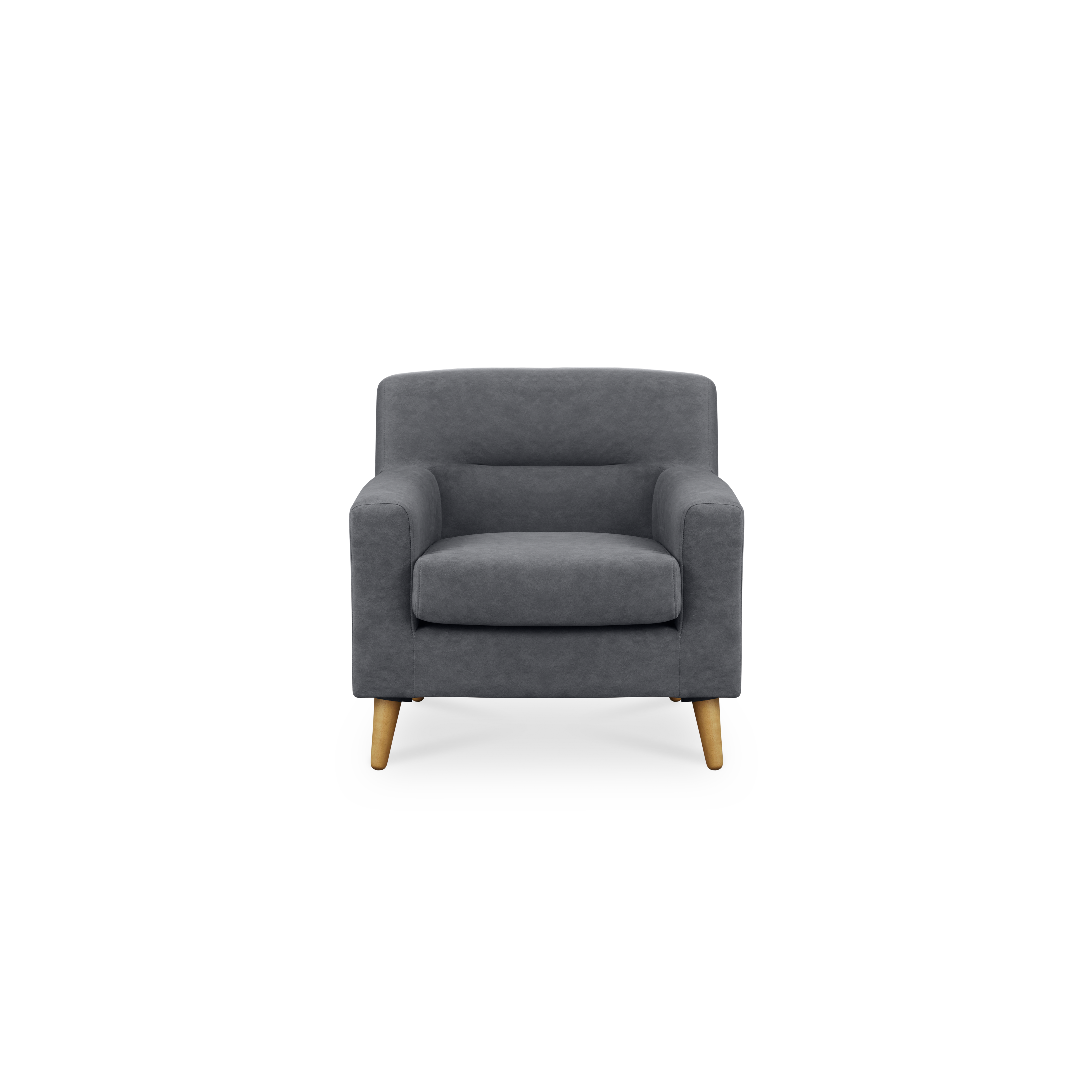 Damien Armchair - Dark Grey (Scratch Resistant)