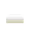 ESSENTIALS Single Box Bed - Oat (Eco Clean Fabric)