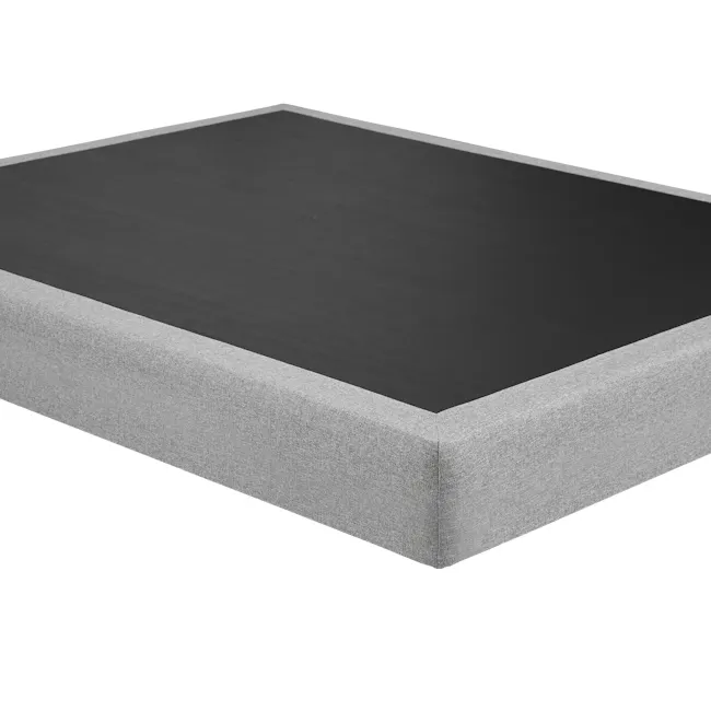 Vera Single Box Bed - Oat (Eco Clean Fabric) - 6