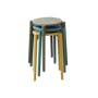 Olly Pop Stackable Stool - Olive - 3