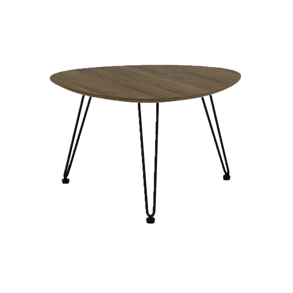 oval coffee table metal legs