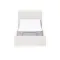 Aeva Single Adjustable Bed - White Boucle