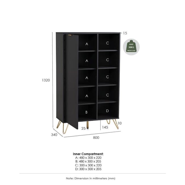 Volos Tall Cabinet 0.8m - 6