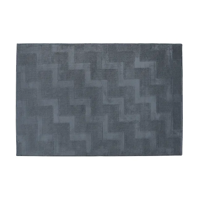 Valdi Low Pile Rug 120 x 180cm - Grey - 1