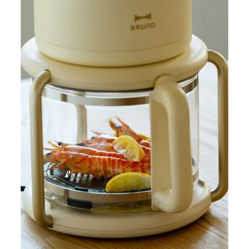 BRUNO Glass Air Fryer - Charcoal Black, BRUNO Kitchen & Household