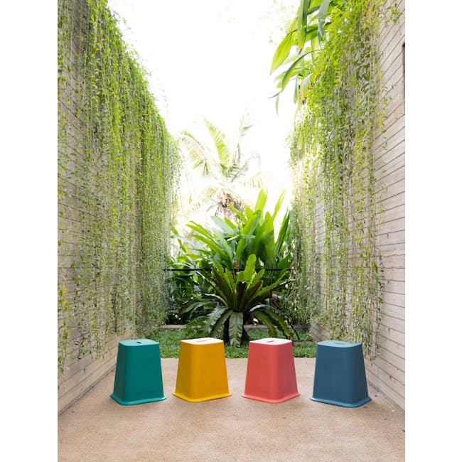 Pop Stackable Stool - Blueberry - 4