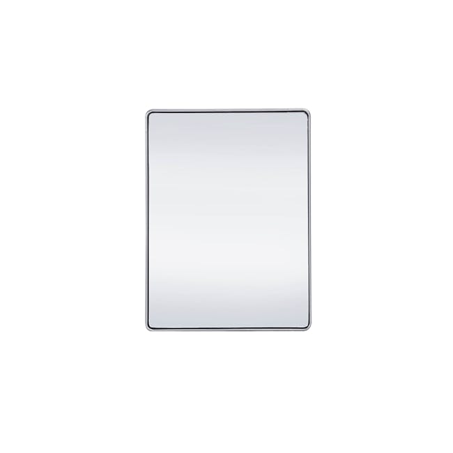 (As-is) Cyrus Half-Length Mirror 36 x 48 cm - Nickel - 4