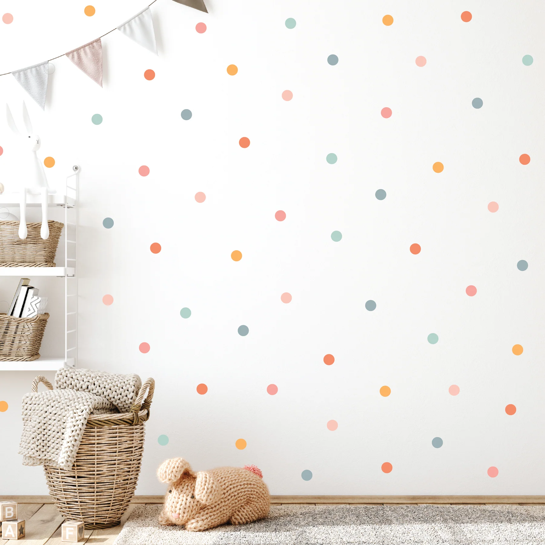 Urban Li'l Polka Dot Fabric Decal (3 Colours)