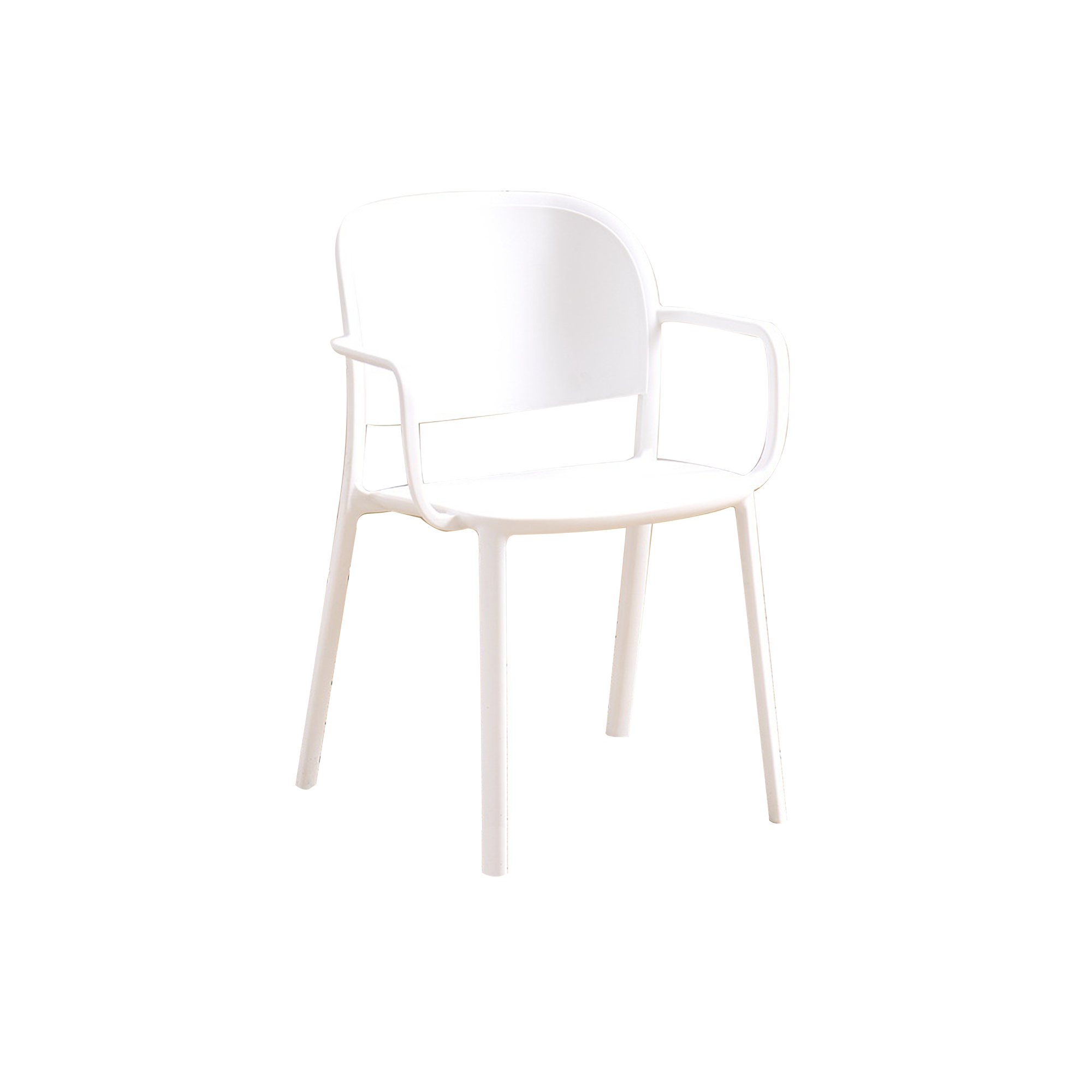 Waylem Stackable Armchair - White