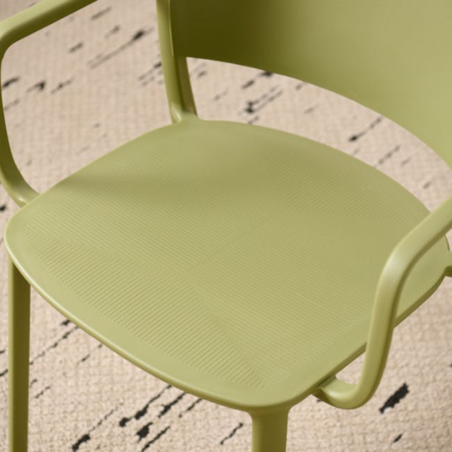 Waylem Stackable Armchair - White - 9