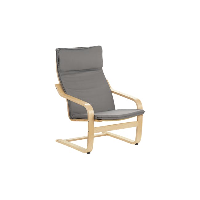Mizuki Lounge Chair - Light Grey - 0