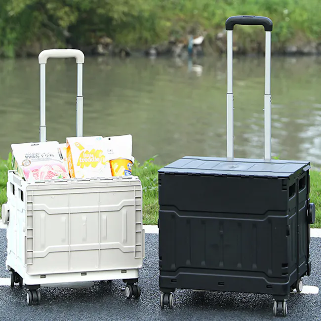 Foldgo 70L Multifuctional Folding Trolley - White - 2