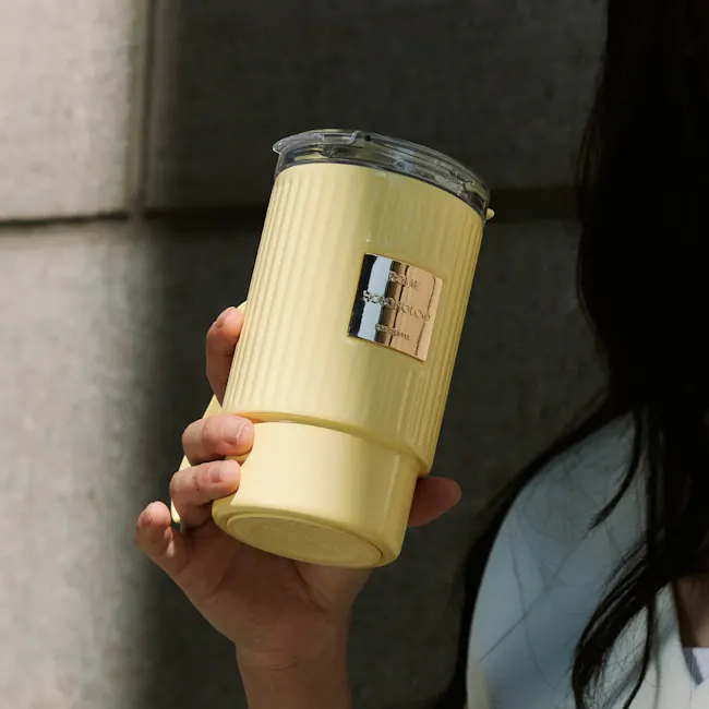 HOLOHOLO Rome Coffee Tumbler 500ml - White - 4